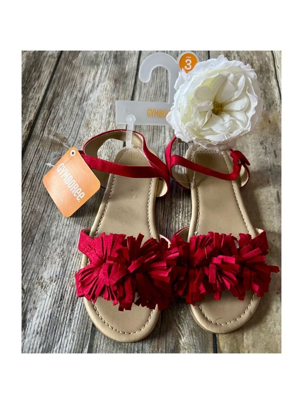 Nwt Red Gymboree Sandals-Size 3
